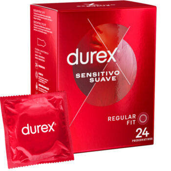 DUREX - DOUX ET SENSIBLE 24 UNITÉS-DUREX CONDOMS-sextoys-lingerie-bdsm-hygiène-sexshop