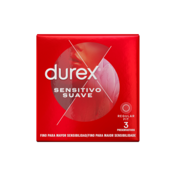 DUREX - DOUX ET SENSIBLE 3 UNITÉS-DUREX CONDOMS-sextoys-lingerie-bdsm-hygiène-sexshop
