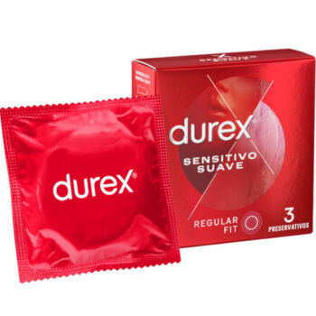 DUREX - DOUX ET SENSIBLE 3 UNITÉS-DUREX CONDOMS-sextoys-lingerie-bdsm-hygiène-sexshop