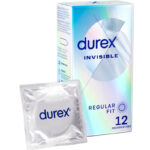 DUREX - INVISIBLE EXTRA MINCE 12 UNITÉS-DUREX CONDOMS-sextoys-lingerie-bdsm-hygiène-sexshop