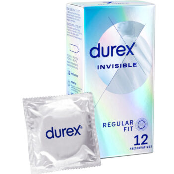 DUREX - INVISIBLE EXTRA MINCE 12 UNITÉS-DUREX CONDOMS-sextoys-lingerie-bdsm-hygiène-sexshop