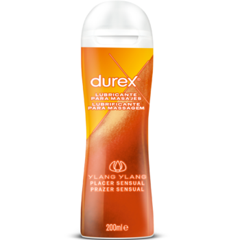 DUREX - MASSAGE SENSUEL 2 EN 1 YLANG YLANG 200 ML-DUREX LUBES-sextoys-lingerie-bdsm-hygiène-sexshop