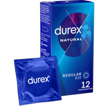 DUREX - NATUREL PLUS 12 UNITÉS-DUREX CONDOMS-sextoys-lingerie-bdsm-hygiène-sexshop