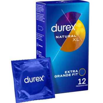 DUREX - NATUREL XL 12 UNITÉS-DUREX CONDOMS-sextoys-lingerie-bdsm-hygiène-sexshop
