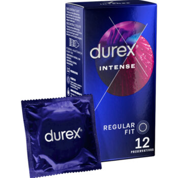 DUREX - ORGASMIQUE INTENSE 12 UNITÉS-DUREX CONDOMS-sextoys-lingerie-bdsm-hygiène-sexshop