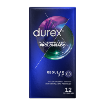 DUREX - PLAISIR PROLONGÉ RETARDÉ 12 UNITÉS-DUREX CONDOMS-sextoys-lingerie-bdsm-hygiène-sexshop