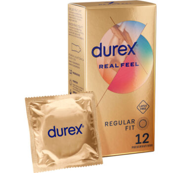 DUREX - REAL FEEL 12 UNITÉS-DUREX CONDOMS-sextoys-lingerie-bdsm-hygiène-sexshop