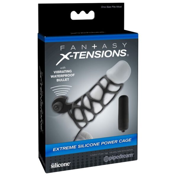 FANTASY X- TENSIONS - CAGE DE PUISSANCE EN SILICONE EXTRÊME-FANTASY X-TENSIONS-sextoys-lingerie-bdsm-hygiène-sexshop