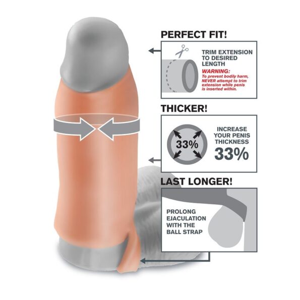 FANTASY X- TENSIONS - REAL FEEL ENHANCER XL-FANTASY X-TENSIONS-sextoys-lingerie-bdsm-hygiène-sexshop