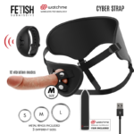 FETISH SUBMISSIVE CYBER STRAP - HARNAIS AVEC GODE ET TÉLÉCOMMANDE BULLET TECHNOLOGIE WATCHME M-FETISH SUBMISSIVE-sextoys-lingerie-bdsm-hygiène-sexshop