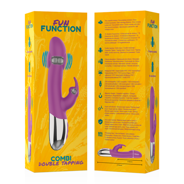 FUN FUNCTION - COMBI DOUBLE TAPING-FUN FUNCTION-sextoys-lingerie-bdsm-hygiène-sexshop