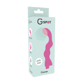 G-SPOT -  GEORGE G-SPOT VIBRATEUR GOMME ROSE-G-SPOT-sextoys-lingerie-bdsm-hygiène-sexshop