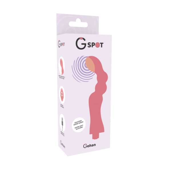 G-SPOT -  GOHAN VIBRATEUR LUMIÈRE ROUGE-G-SPOT-sextoys-lingerie-bdsm-hygiène-sexshop
