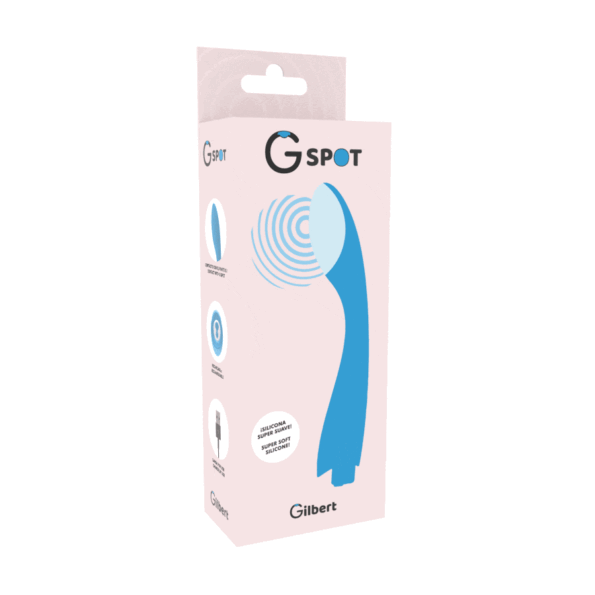 G-SPOT - VIBRATEUR GYLBERT TURQUOISE BLEU G-SPOT-G-SPOT-sextoys-lingerie-bdsm-hygiène-sexshop