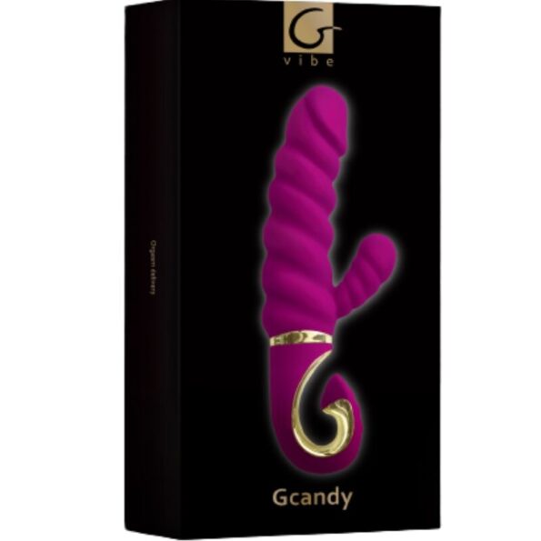 G-VIBE - FUN TOYS LAPIN VIBRATEUR GCANDY SWEET FRAMBOISE-G-VIBE-sextoys-lingerie-bdsm-hygiène-sexshop