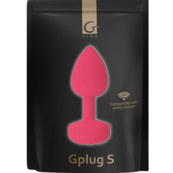 G-VIBE - FUNTOYS GPLUG VIBRATEUR ANAL RECHARGEABLE PETIT ROSE NÉON 3CM-G-VIBE-sextoys-lingerie-bdsm-hygiène-sexshop