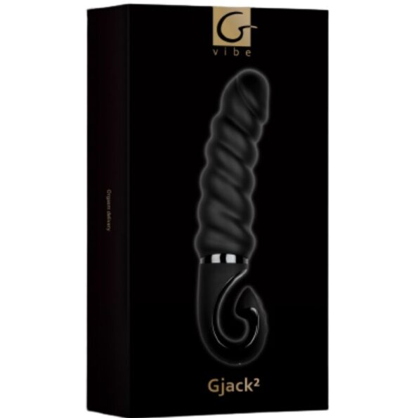 G-VIBE - G-JACK 2 - GODE VIBRANT NOIR-G-VIBE-sextoys-lingerie-bdsm-hygiène-sexshop