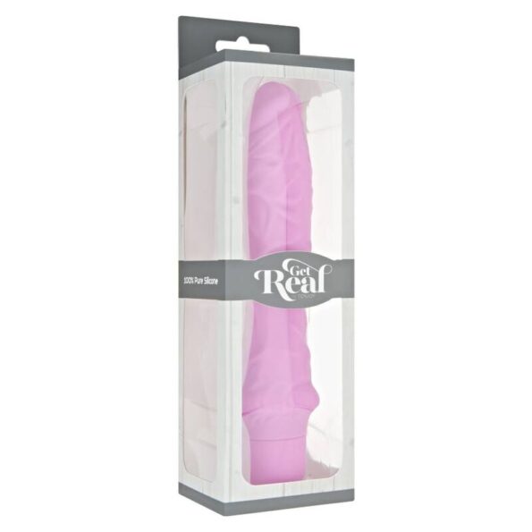 GET REAL - GRAND VIBRATEUR ROSE CLASSIQUE-GET REAL-sextoys-lingerie-bdsm-hygiène-sexshop