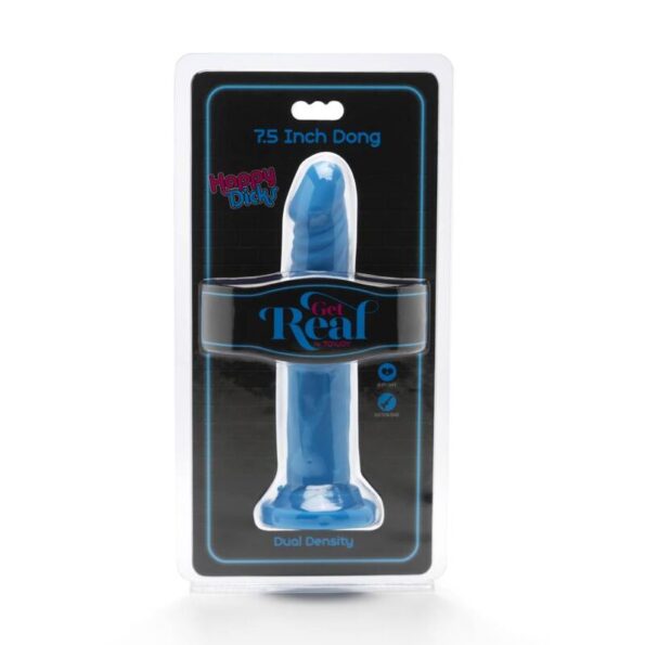 GET REAL - HAPPY DICKS DONG 19 CM BLEU-GET REAL-sextoys-lingerie-bdsm-hygiène-sexshop