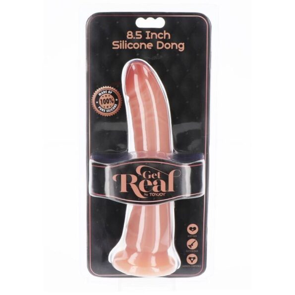 GET REAL - PEAU SILICONE DONG 21 CM-GET REAL-sextoys-lingerie-bdsm-hygiène-sexshop