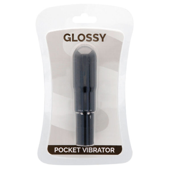 GLOSSY - VIBRATEUR DE POCHE NOIR-GLOSSY-sextoys-lingerie-bdsm-hygiène-sexshop