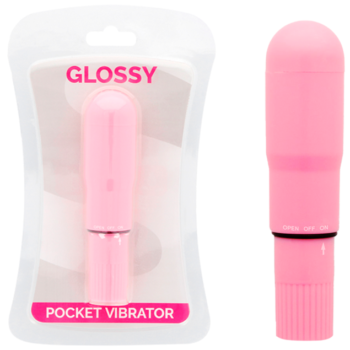 GLOSSY - VIBRATEUR DE POCHE ROSE-GLOSSY-sextoys-lingerie-bdsm-hygiène-sexshop