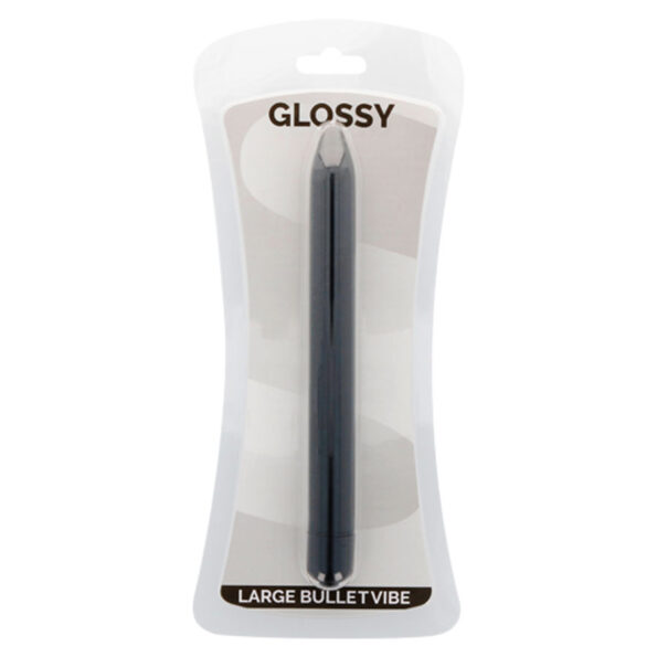 GLOSSY - VIBRATEUR SLIM NOIR-GLOSSY-sextoys-lingerie-bdsm-hygiène-sexshop