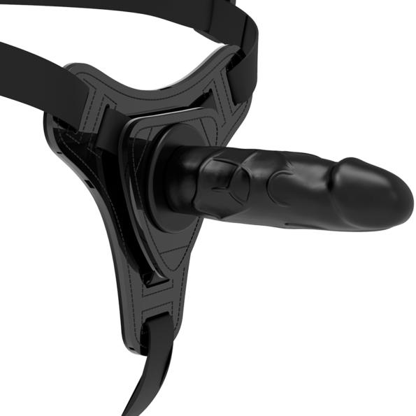 HARNAIS SOUMIS FETISH - SILICONE NOIR RÉALISTE 15 CM-FETISH SUBMISSIVE HARNESS-sextoys-lingerie-bdsm-hygiène-sexshop