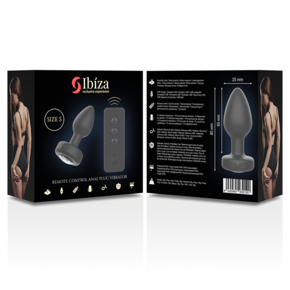 IBIZA - PRISE ANAL TÉLÉCOMMANDE TAILLE S-IBIZA TECHNOLOGY-sextoys-lingerie-bdsm-hygiène-sexshop