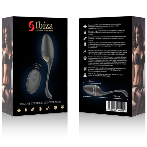 IBIZA - VIBRATEUR  OEUFS PUISSANT TÉLÉCOMMANDE-IBIZA TECHNOLOGY-sextoys-lingerie-bdsm-hygiène-sexshop