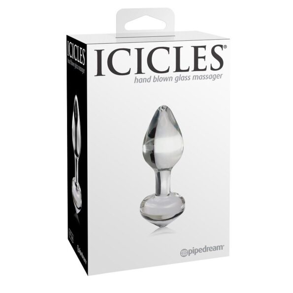 ICICLES - N. 44 TRANSPARENT PLUG-ICICLES-sextoys-lingerie-bdsm-hygiène-sexshop