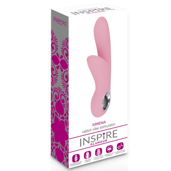 INSPIRE GLAMOUR - XIMENA RABBIT ROSE-INSPIRE-sextoys-lingerie-bdsm-hygiène-sexshop