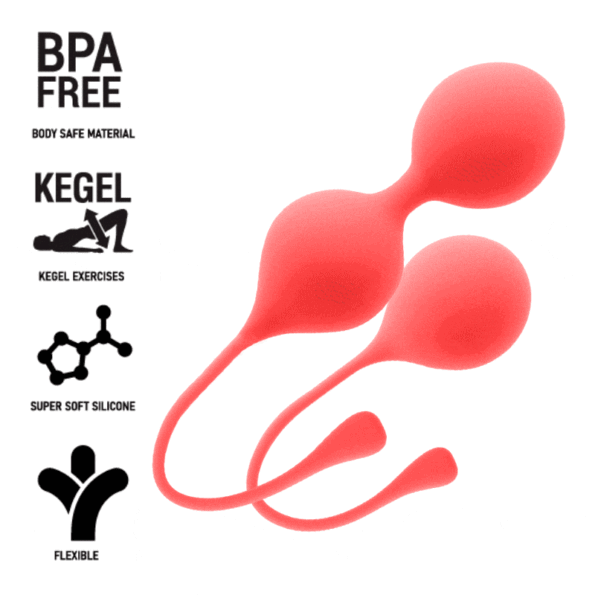 INTENSE - PACK BALLES KEGEL KENDALL ROUGE-INTENSE HEALTH & FUN-sextoys-lingerie-bdsm-hygiène-sexshop