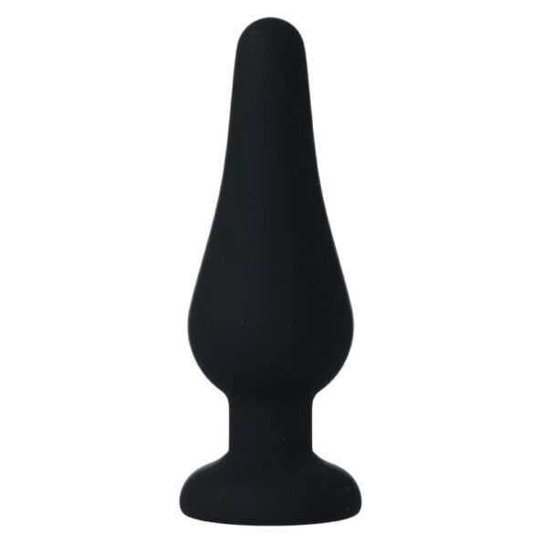 INTENSE - PLUG ANAL PIPO M SILICONE NOIR 11 CM-INTENSE ANAL TOYS-sextoys-lingerie-bdsm-hygiène-sexshop