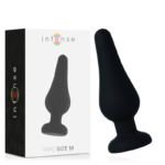 INTENSE - PLUG ANAL PIPO M SILICONE NOIR 11 CM-INTENSE ANAL TOYS-sextoys-lingerie-bdsm-hygiène-sexshop