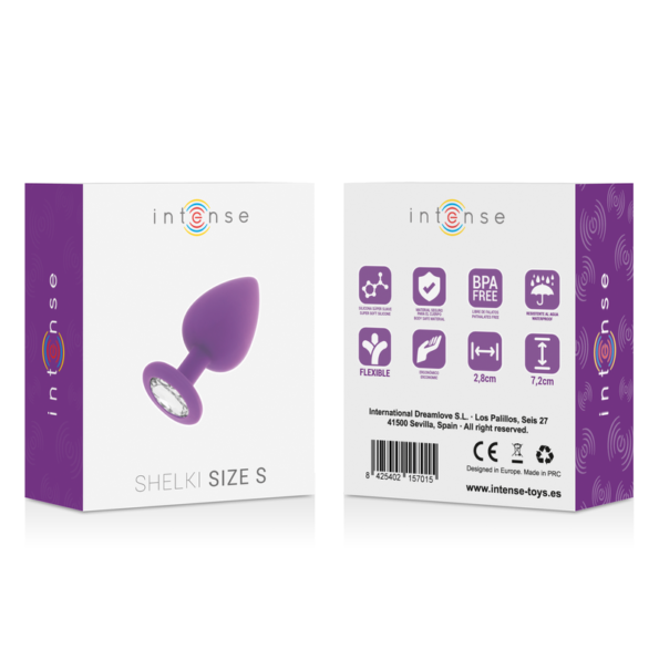 INTENSE - SHELKI S PLUG ANAL LILAS-INTENSE-sextoys-lingerie-bdsm-hygiène-sexshop