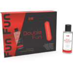 INTT RELEASES – KIT DOUBLE FUN AVEC BULLET VIBRANT ET GEL DE MASSAGE À LA FRAISE