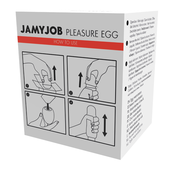 JAMYJOB - EGG MASTURBATEUR ROUGE EDITION DISCRETT-JAMYJOB-sextoys-lingerie-bdsm-hygiène-sexshop