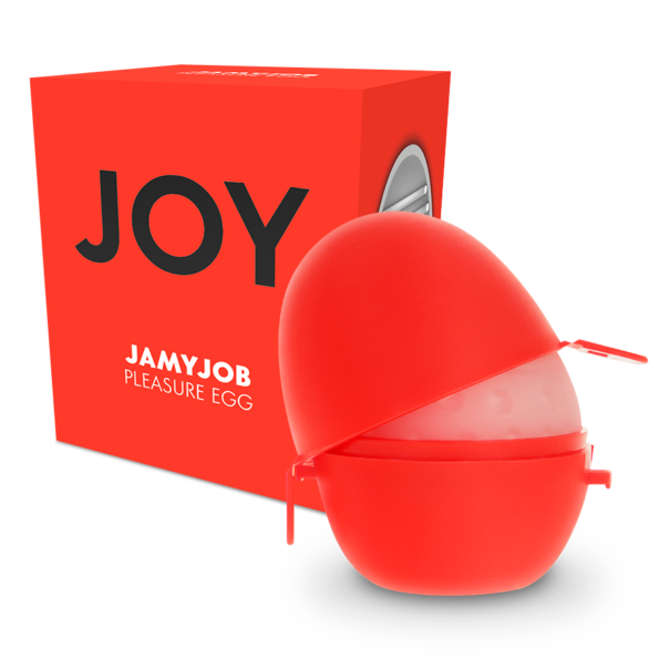 JAMYJOB - EGG MASTURBATEUR ROUGE VERSION DISCRETT-JAMYJOB-sextoys-lingerie-bdsm-hygiène-sexshop