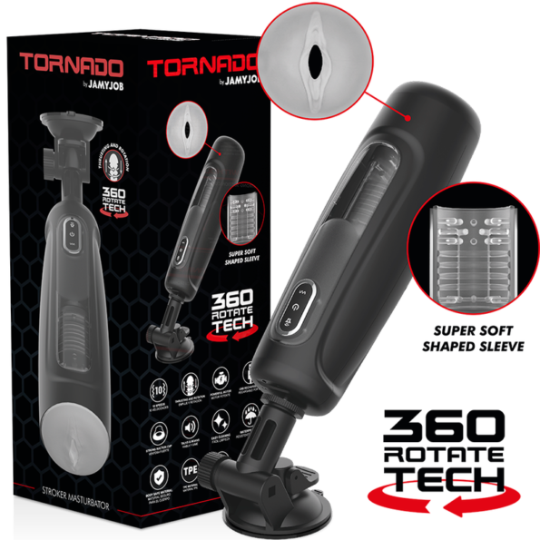 JAMYJOB - TORNADO 360 ROTATION TECH STROKER-JAMYJOB-sextoys-lingerie-bdsm-hygiène-sexshop