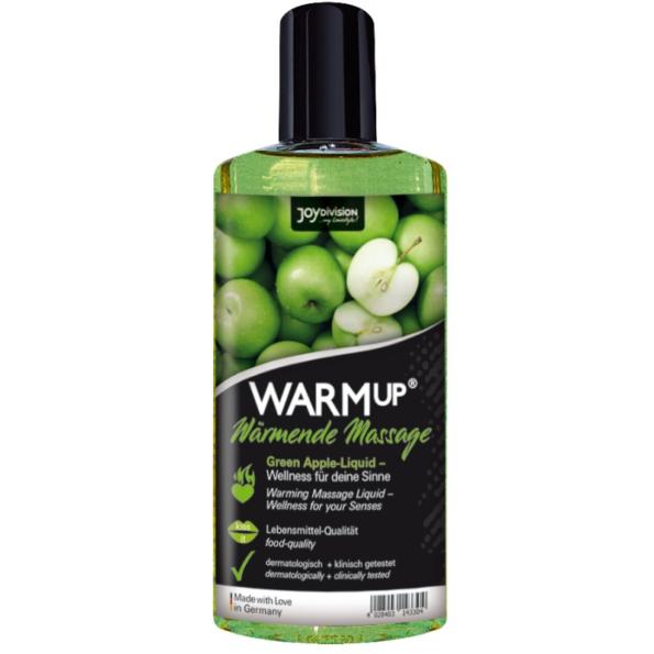 JOYDIVISION WARMUP - HUILE DE MASSAGE POMME VERTE - 150 ML-JOYDIVISION WARMUP-sextoys-lingerie-bdsm-hygiène-sexshop