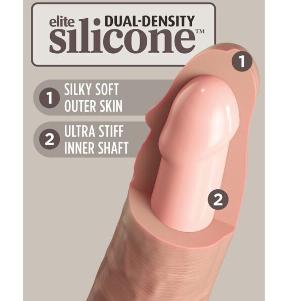 KING COCK - ELITE GODE RÉALISTE EN SILICONE 15.2 CM-KING COCK-sextoys-lingerie-bdsm-hygiène-sexshop