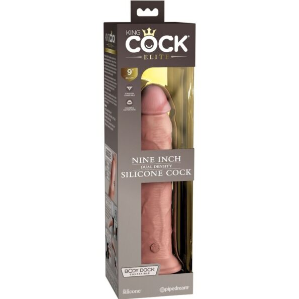 KING COCK - ELITE GODE RÉALISTE EN SILICONE 23 CM-KING COCK-sextoys-lingerie-bdsm-hygiène-sexshop