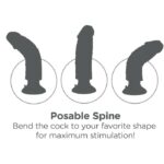 KING COCK – GODE VIBRATEUR AVEC TESTICULES 23 CM NATUREL