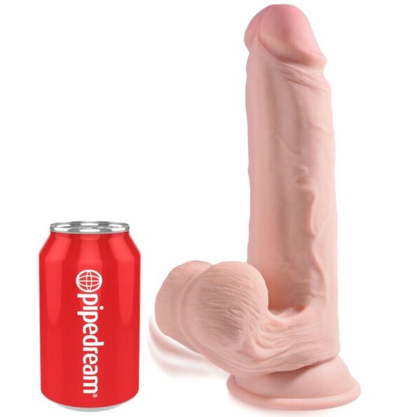 KING COCK - PLUS BALLES GODE 3D 20.3 CM-KING COCK PLUS-sextoys-lingerie-bdsm-hygiène-sexshop