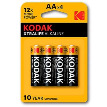KODAK - PILE ALCALINE XTRALIFE AA LR6 * 4-KODAK-sextoys-lingerie-bdsm-hygiène-sexshop