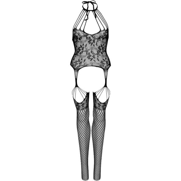 LEG AVENUE - BODYSTOCKING EN NET EN DENTELLE FLORALE TAILLE UNIQUE-LEG AVENUE BODYSTOCKINGS-sextoys-lingerie-bdsm-hygiène-sexshop