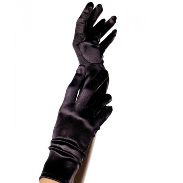 LEG AVENUE - GANTS SATIN NOIR-LEG AVENUE ACCESSORIES-sextoys-lingerie-bdsm-hygiène-sexshop