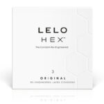 LELO - BOÎTE DE PRÉSERVATIFS HEX 3 UNITÉS-LELO-sextoys-lingerie-bdsm-hygiène-sexshop