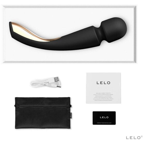 LELO - MASSEUR SMART MEDIUM WAND 2 NOIR-LELO-sextoys-lingerie-bdsm-hygiène-sexshop